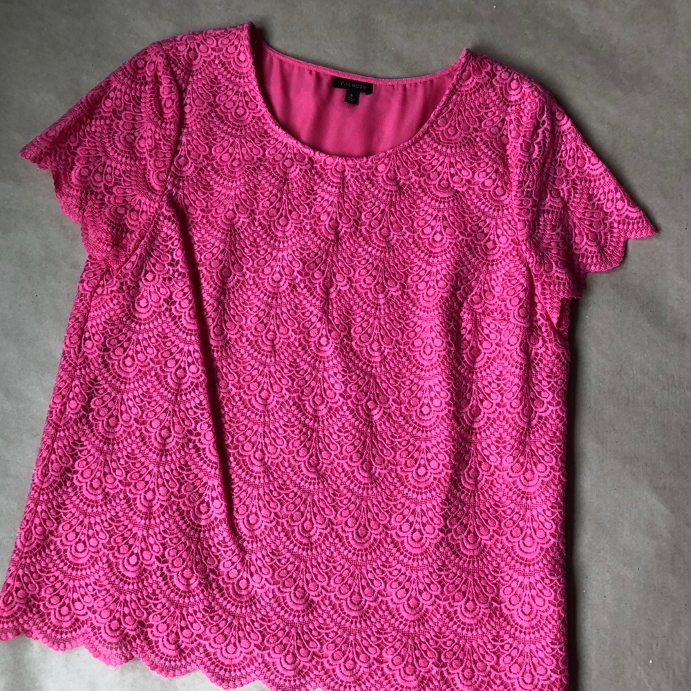 Pink Talbots top
